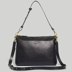 EUC SOLD OUT Madewell Transport Shoulder Crossbody Bag in True Black